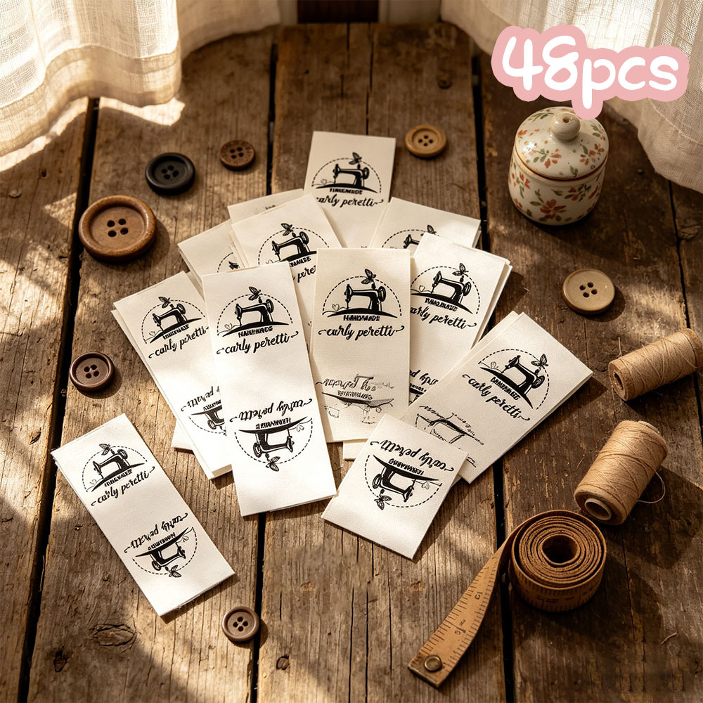 TEMU 48pcs Custom Labels, Personalized Text Labels, Perfect For Wedding Favors, Birthday Gifts, And Diy Craft Projects, An Ideal Gift For , Mom, And