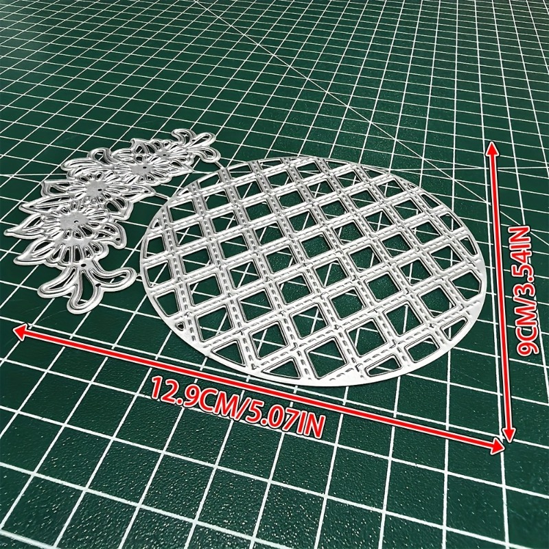 Image of 1 Round Lace Metal Cutting Die - Elegant Floral And Lace Patterns For Scrapbooking, Embossing And Card Making, Scrapbooking Supplies, Embossing Templates, Exquisite Design