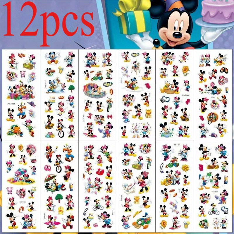 TEMU 12pcs & Pvc Stickers - Cartoon Design Suitcases, Guitars, Thanksgiving, Birthday Gifts - Great For !