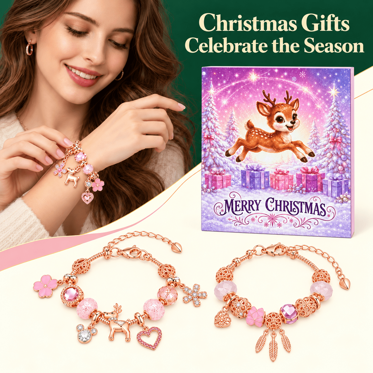 Christmas Advent Calendar, 24-Day Countdown Gift Box