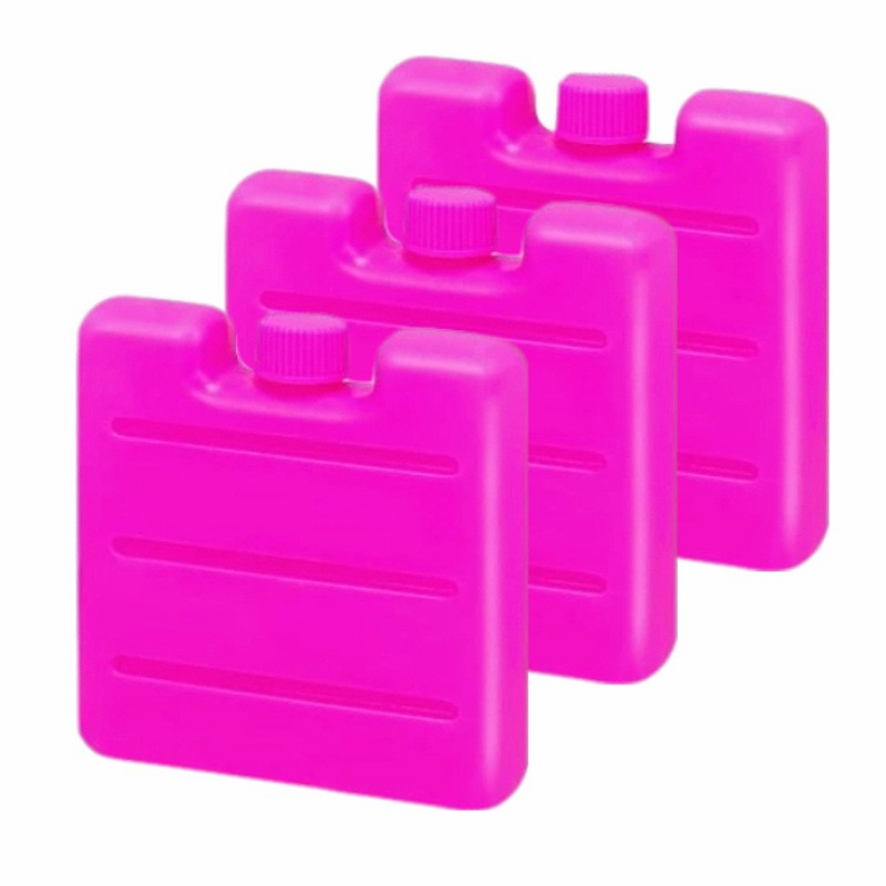 Image of 3pcs Lunch Box Mini Ice Pack Set, Reusable Bento Cooler Ice Box, Ideal For Outdoor Travel And Camping Picnics To Keep Food Cool, Non-food Contact