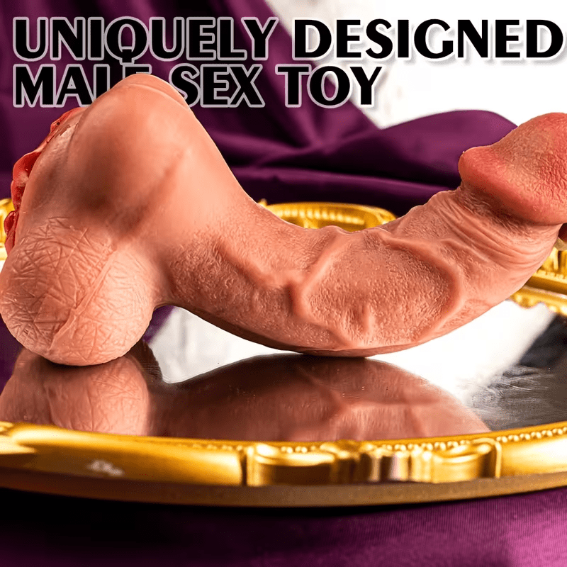 1pc Realistic Male Masturbation Cup Soft TPE Masturbation Props, Suitable for Men And Women, Lovers' Pocket Genitals And Penises, Battery-Free, Durable And Comfortable Adult Toys, Used for Sensory Experience, Masturbation Assistance And Fashion