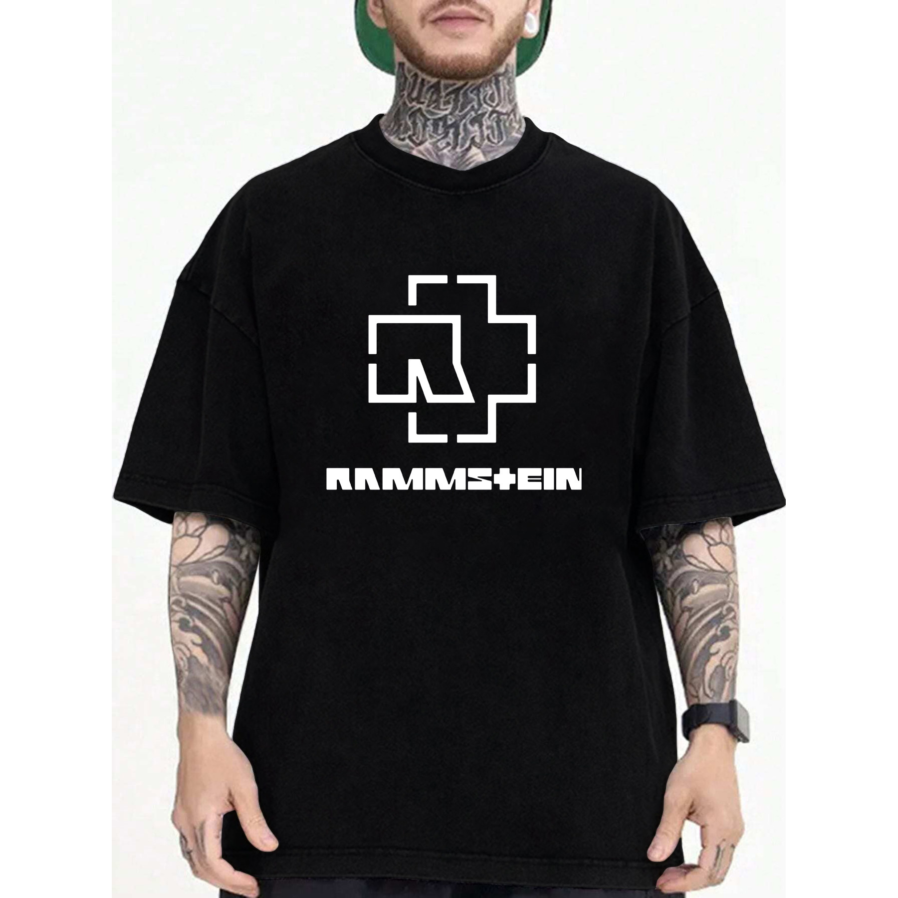 

Rock Music Creative Print Pattern Men's Summer Casual T-shirt