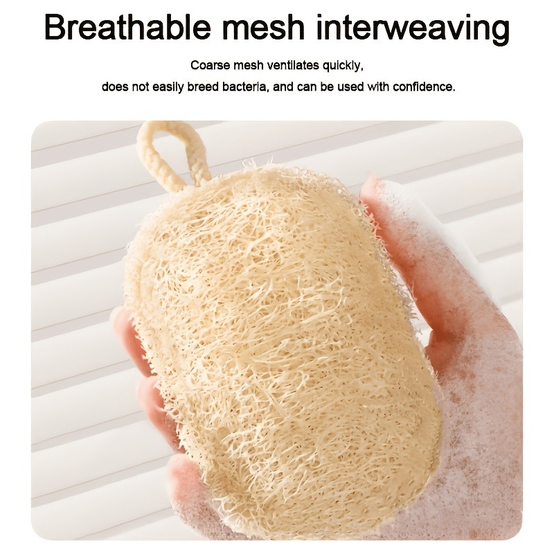 4-Pack Reusable Loofahs with Lanyards for Multi-Purpose Cleaning
