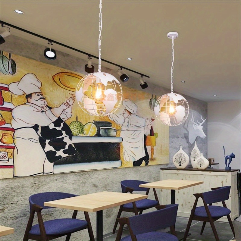 modern metal   chandelier lampshade   style no electricity or battery needed for loft   bar clothing store decor details 1