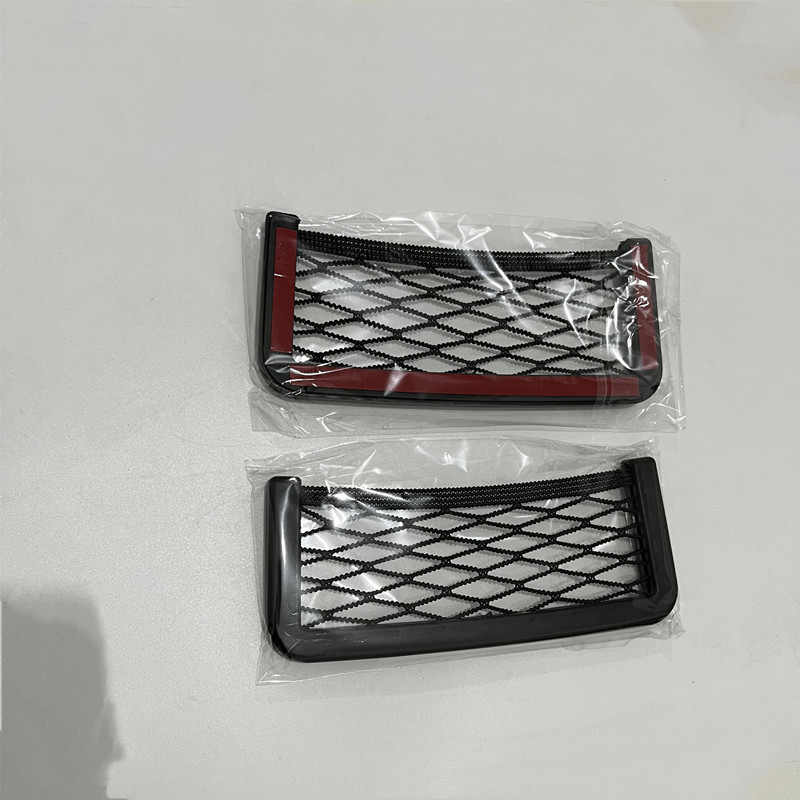 TEMU 2pcs Car Mesh Bag, Small Size, Multifunctional, In Car Storage, Car Storage For Miscellaneous Items, Car Storage Net