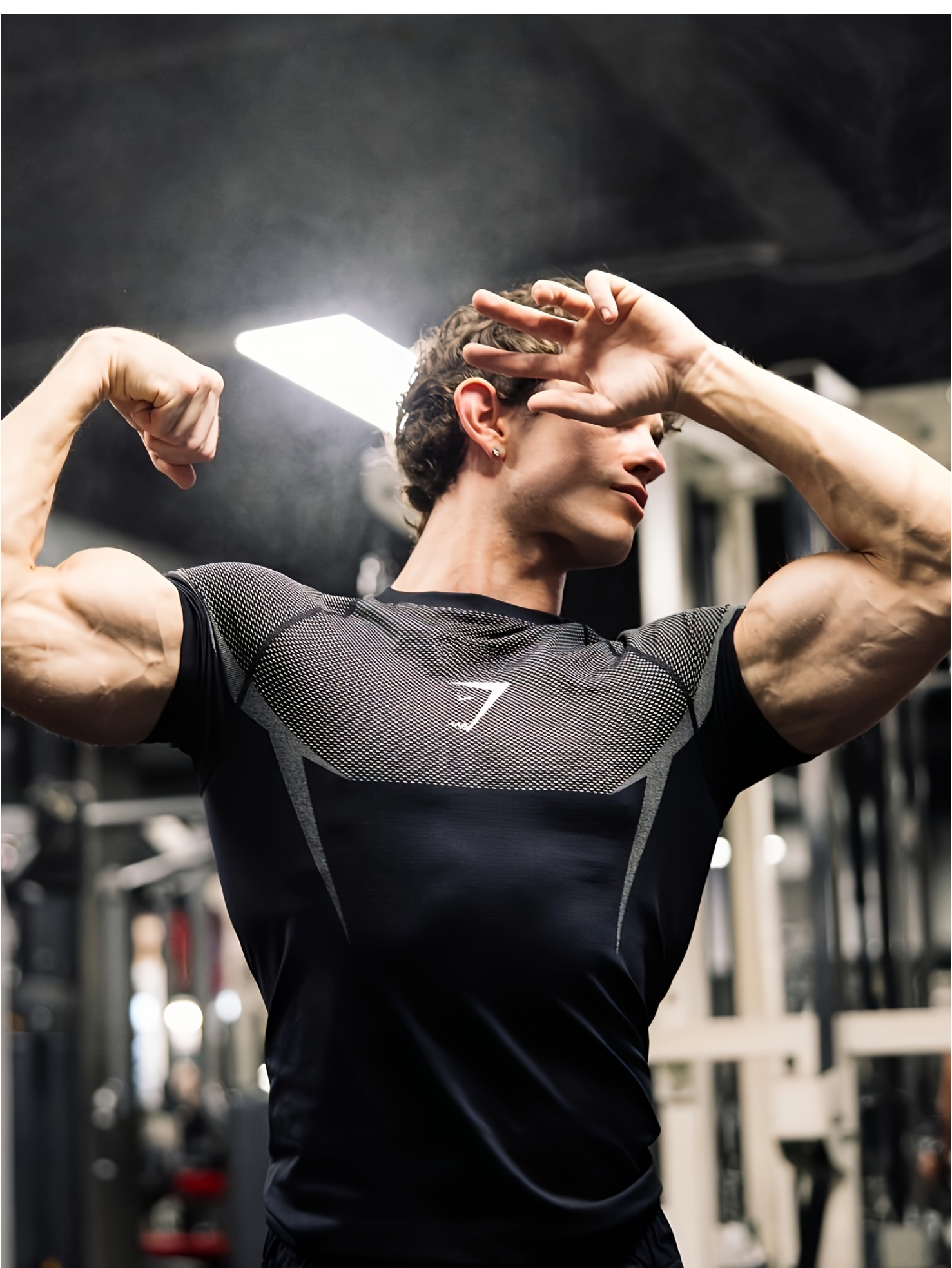 ale   mens quick dry moisture wicking compression shirt high   breathable fabric geometric pattern portable and durable suitable for fitness running cycling swimming surfing yoga   sports training wear the best