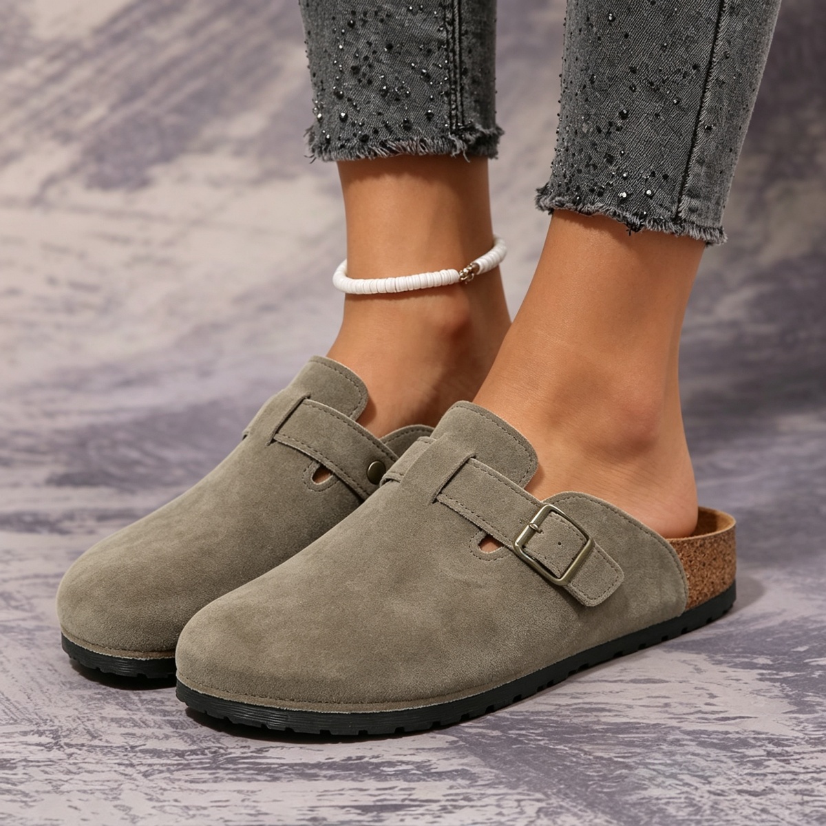 TEMU Women's Shoes, Suitable For Parties And Gatherings, With Long Skirts And Shorts For A Romantic , Gentle And Easy Style With Presentation For
