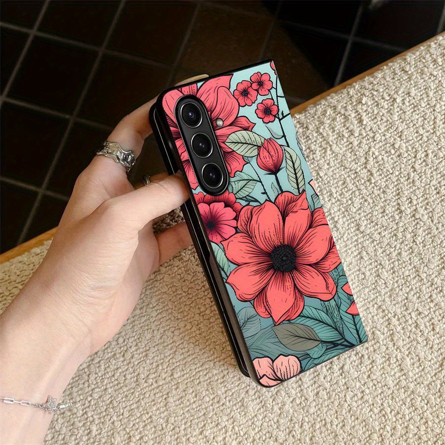 TEMU Phone Case: Case Suitable For For Galaxy Fold6 Fold3 Z Fold 7 6 5 4 3 Fold5 Fold4 Back Phone Cover Vintage