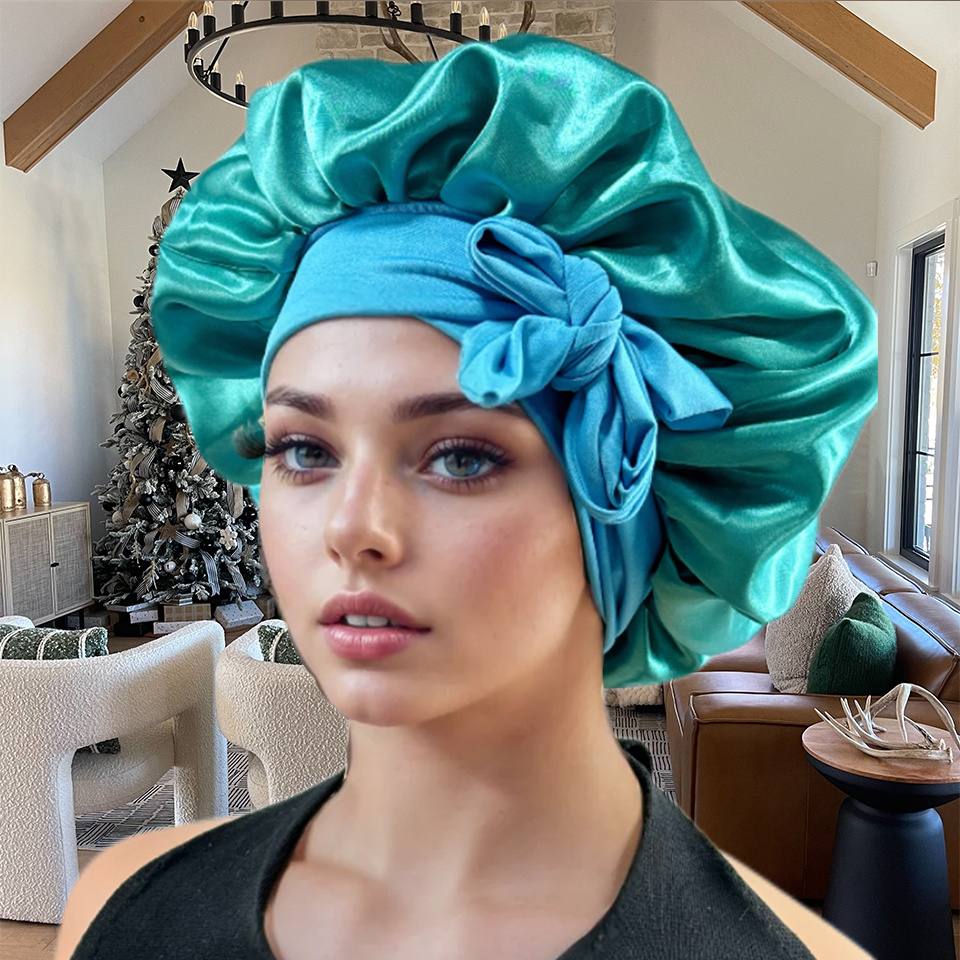Satin Hair Wrap For Sleeping Velcro How To Wrap A Satn Har Wrap At