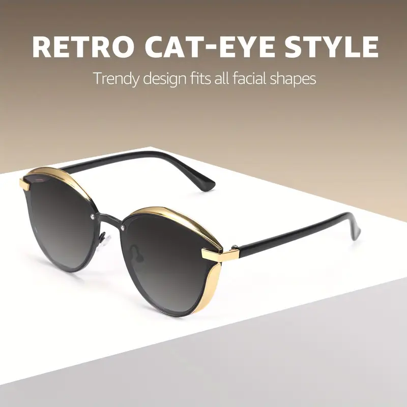 ZENOTTIC Cat Eye Lunettes de soleil pour femmes UV400 Lunettes polarisées Mode Trendy Style Femme Lunettes de soleil ZENOTTIC Cat Eye Lunettes de soleil pour femmes UV400 Lunettes polarisées Mode Trendy Style Femme Lunettes de soleil