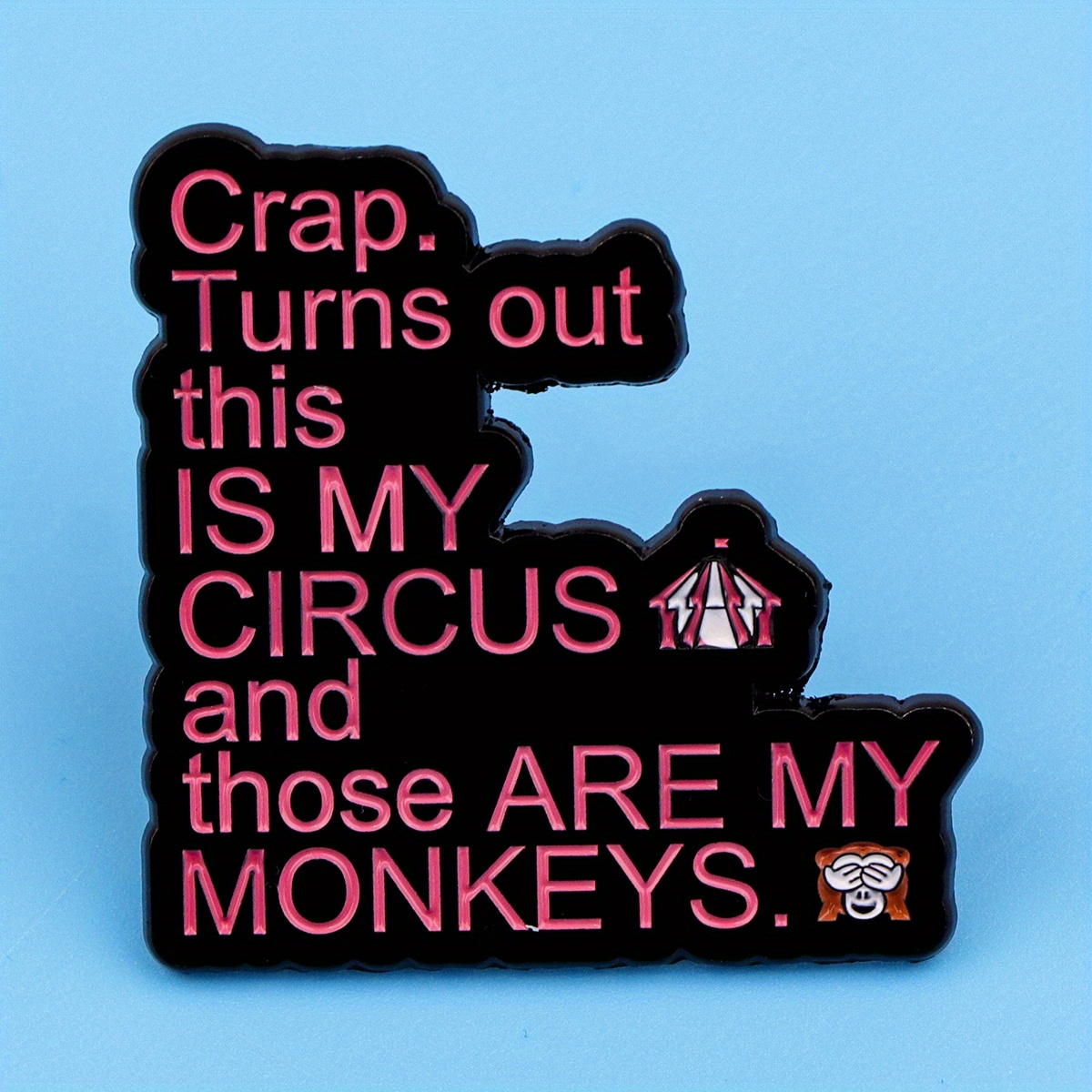 Are My Monkeys Cartoon Lapel Pins Enamel Pin For Backpacks Briefcase Badges Brooch For Clothes Accessories Fashion Gifts 1pc