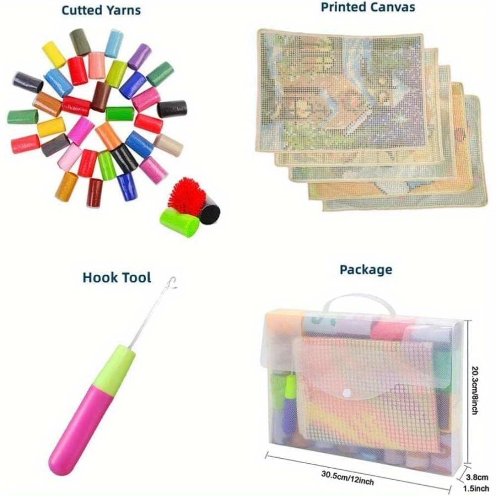 Adult Latch Hook Kits, Rug Kits for Beginners