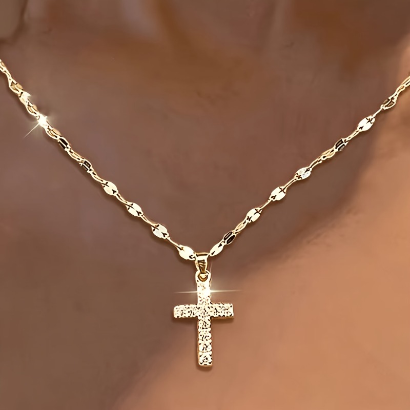 Women's 18K Gold Plated Stainless Steel Elegant Necklace