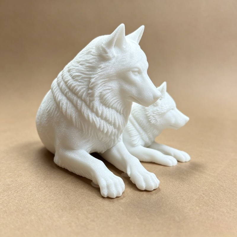 TEMU Statue 1 pièce et - Figurine Parent et Imprimée en 3D, Décoration en Plastique pour Intérieur/Extérieur, Convient pour Cadeaux de Pâques, Décor,