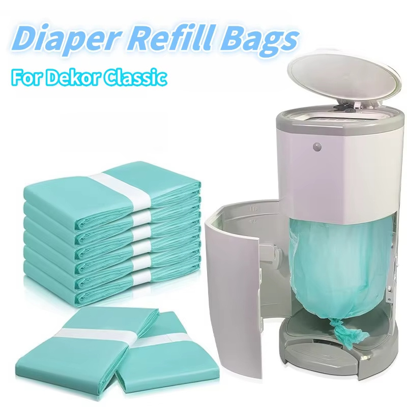 

3pcs Bady Diaper For Classic & Korbel 16l Trash Buckets - , Foldable, Leak-proof Waste Liners, , 10m Each - Ideal For Bedroom, Kitchen, Living Room