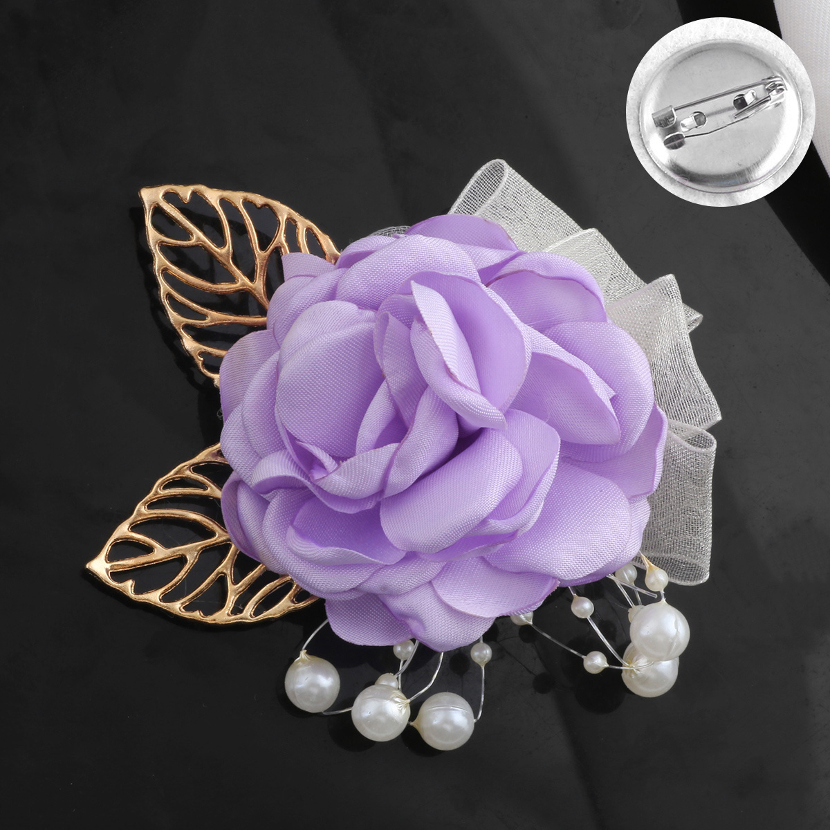 1pc elegant groom royal blue corsage - Temu Bahrain