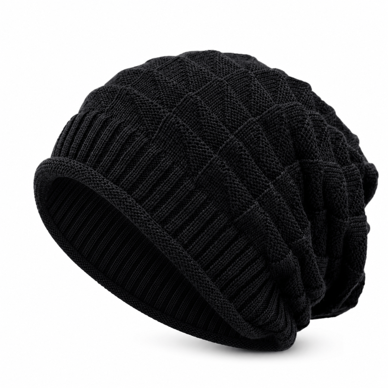 TEMU 1 bonnet ample doux de couleur unie, unisexe, automne hiver, chapeau chaud anti-froid, bonnet de sport décontracté d'extérieur