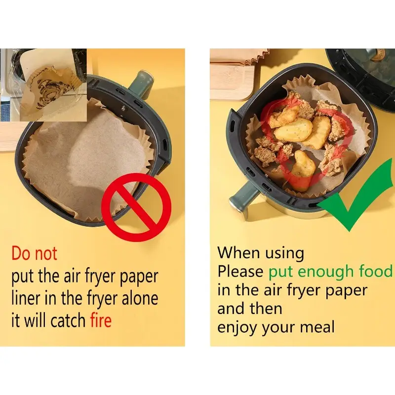 0pcs 9-inch fryer disposable paper liners - thickened waterproof & oilproof baking sheets, square air fryer rack liners for 6- qt ovens, microwaves, grills - heat-resistant, easy , mess-free cooking (compatible with air fryers, conventional ovens, ), oven safe liner, heatresistant liner, nonstick surface, durable sheets, oilproof material, ovensafe liner, meal preppers, home cooks Product details 4