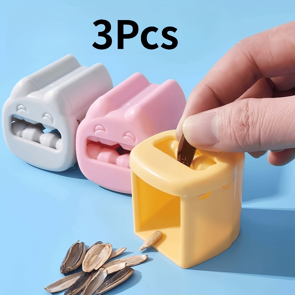 3pcs watermelon seed peeler sunflower seed shell peeler manual peeler     tool multi functional kitchen gadget household nut opening tool essential kitchen accessories suitable for daily snack preparation