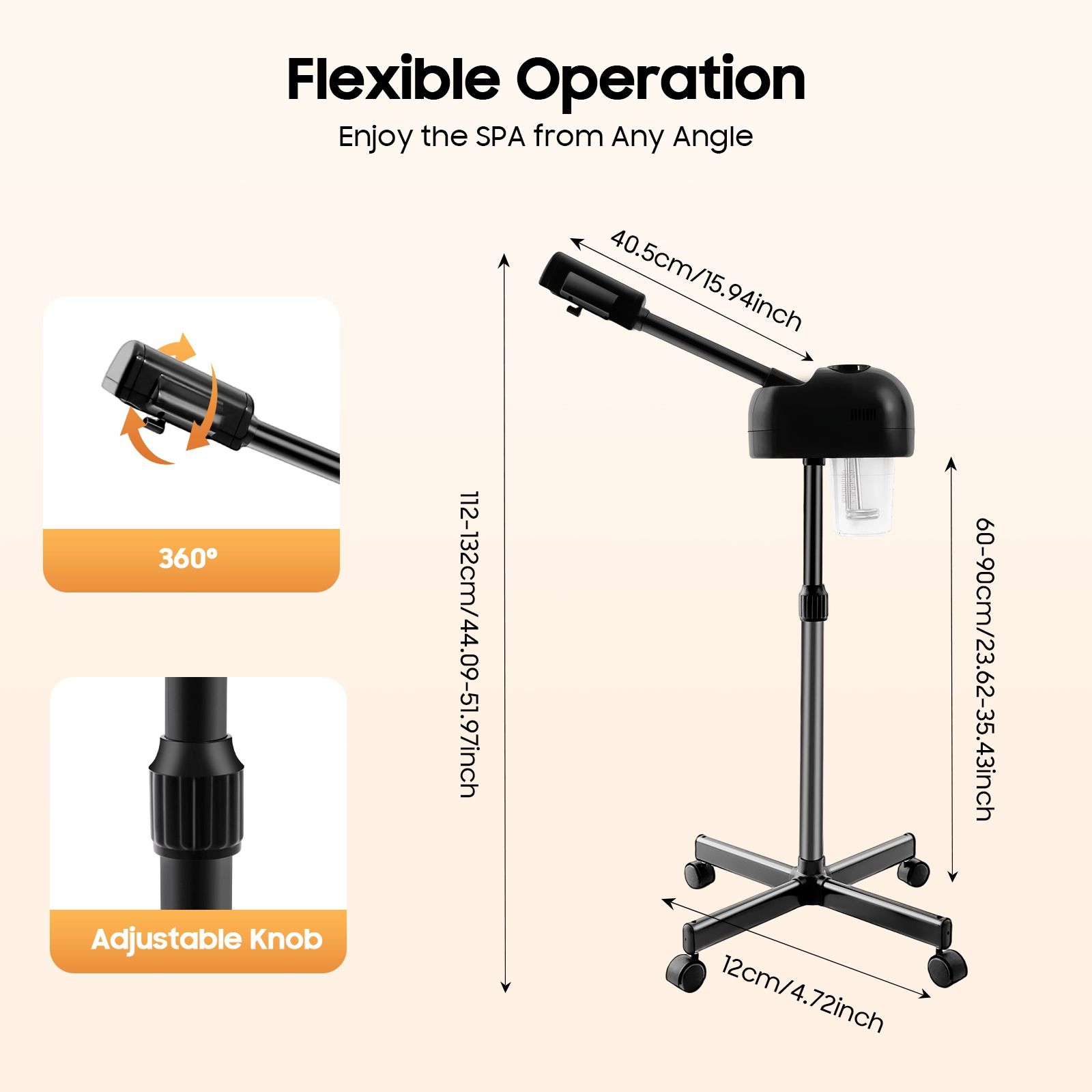 E-shop Spa Aufbewahrungssystem - Edition für Friseure, und Nageltechniker, multifunktionale Rollwagen-Aufbewahrung, ideal für Friseursalons,