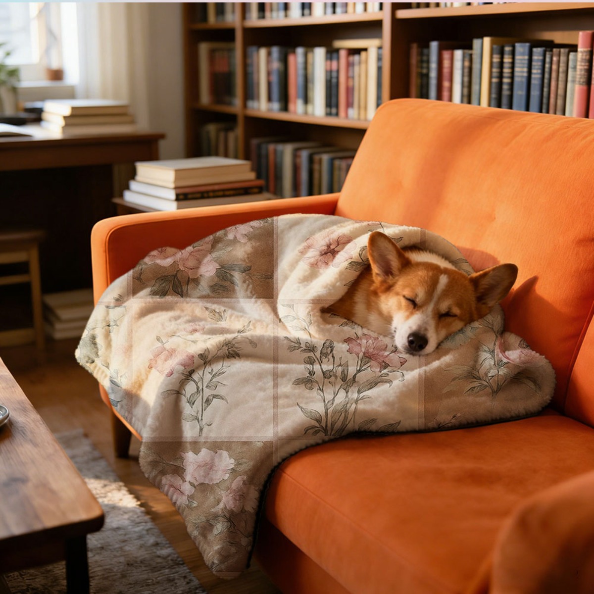 1 manta suave con diseño floral patchwork que presenta un diseño pastel en tonos de rosa, azul, beige, marrón, blanco y verde. Ideal para todas las estaciones, esta manta ligera y de fácil cuidado es perfecta para tu cama, sofá o sala de estar