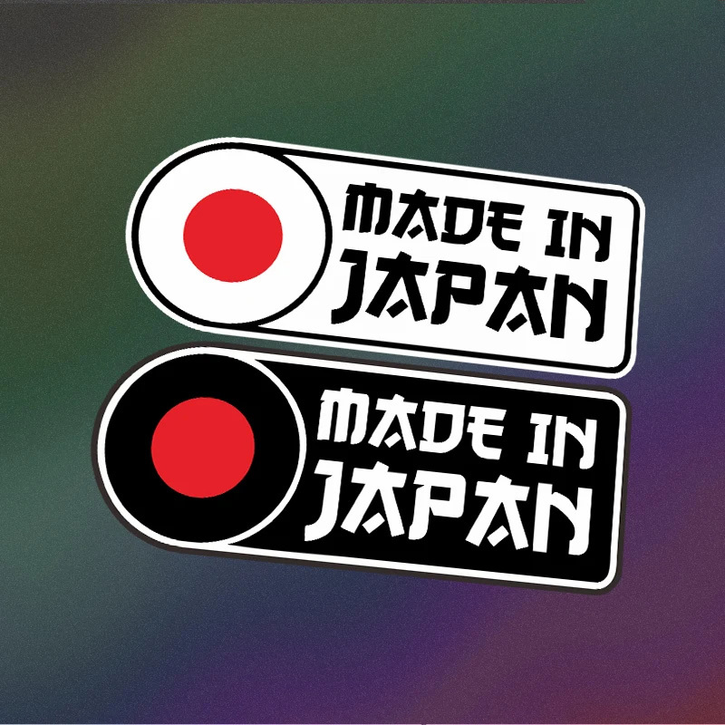 

1pc Jdm Made In Japan Text Vinyl Car Sticker, Waterproof And Sun-resistant Decal For Cars, Motorbikes - Decorative Accessory For Windows, Rear Bumper, Side Body,