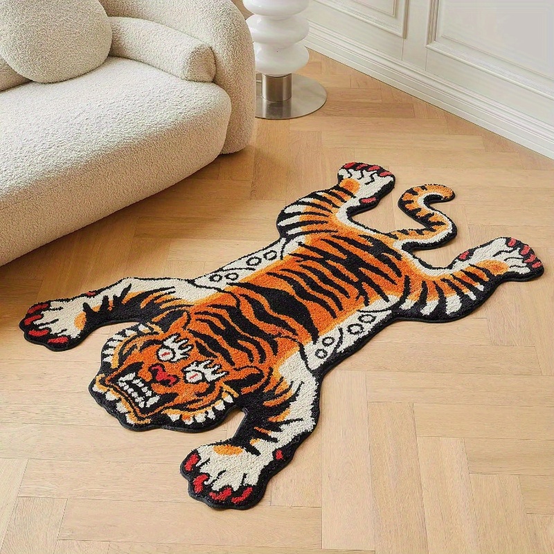 ラグ F.C.R.B. - FCRB  BRISTOL TIGER LARGE RUG MAT fcrb_220127_brown.jpg
