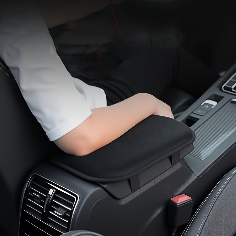 1 Car Armrest Pad, Center Console Riser Pad, Black, Suitable for Car Interiors, Armrest Cover, Car Armrest Box Riser Pad, Universal Fit, the Perfect Gift Choice for the New Year