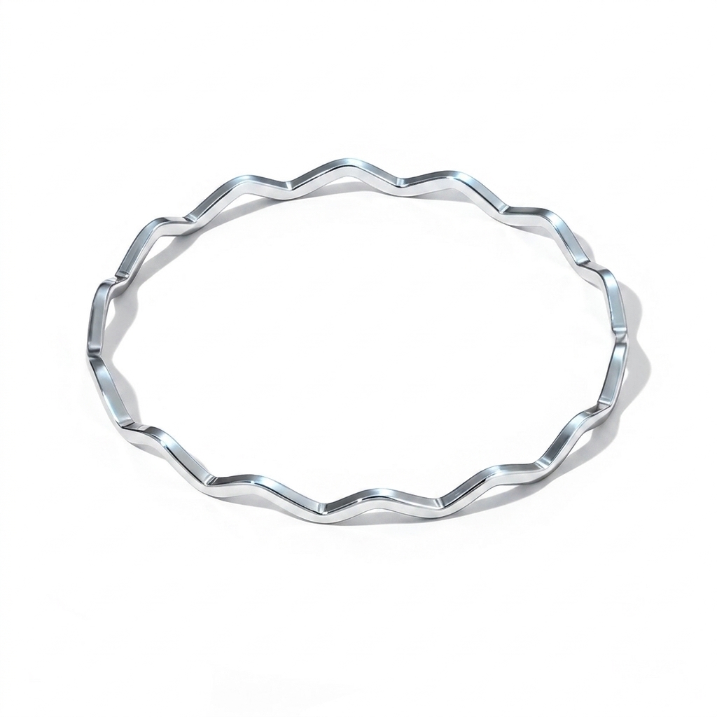 Women's 18K Plated Stainless Steel Geometric Bracelet Set