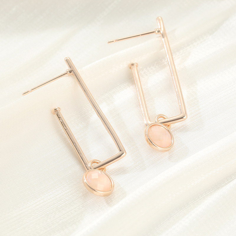 Women's Plated Bohemian Minimalist Dangle Earrings, Wedding Ready