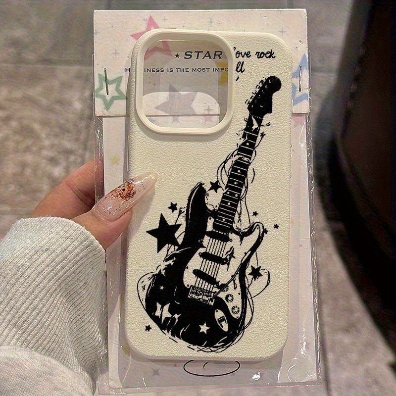 phone case a rock guitar pattern phone case suitable iphone - Temu