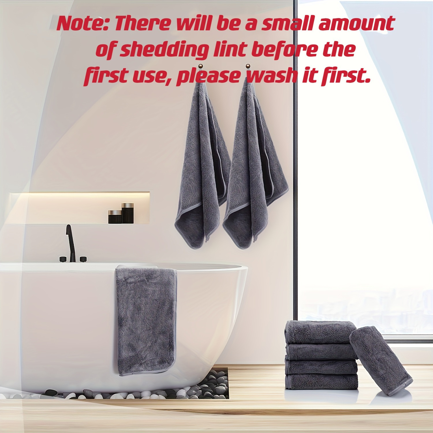 4-Pack Ultra-Soft Absorbent Towel Face Washcloths – Perfect for Bathroom, Gym, Hotel, And Spa – Durable, Modern Design