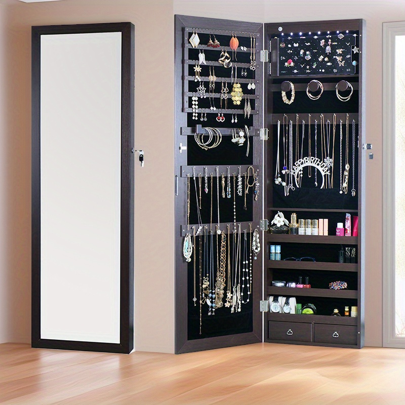 wall mounted jewelry cabinet modern european Temu Canada