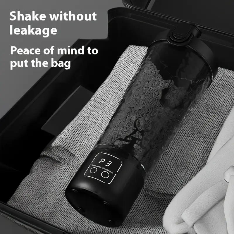 Rechargeable Shaker Bottle, Automatic Stirring Coffee Mug, Self Stirring Mug for Milk Powerful for Smooth Protein Shakes