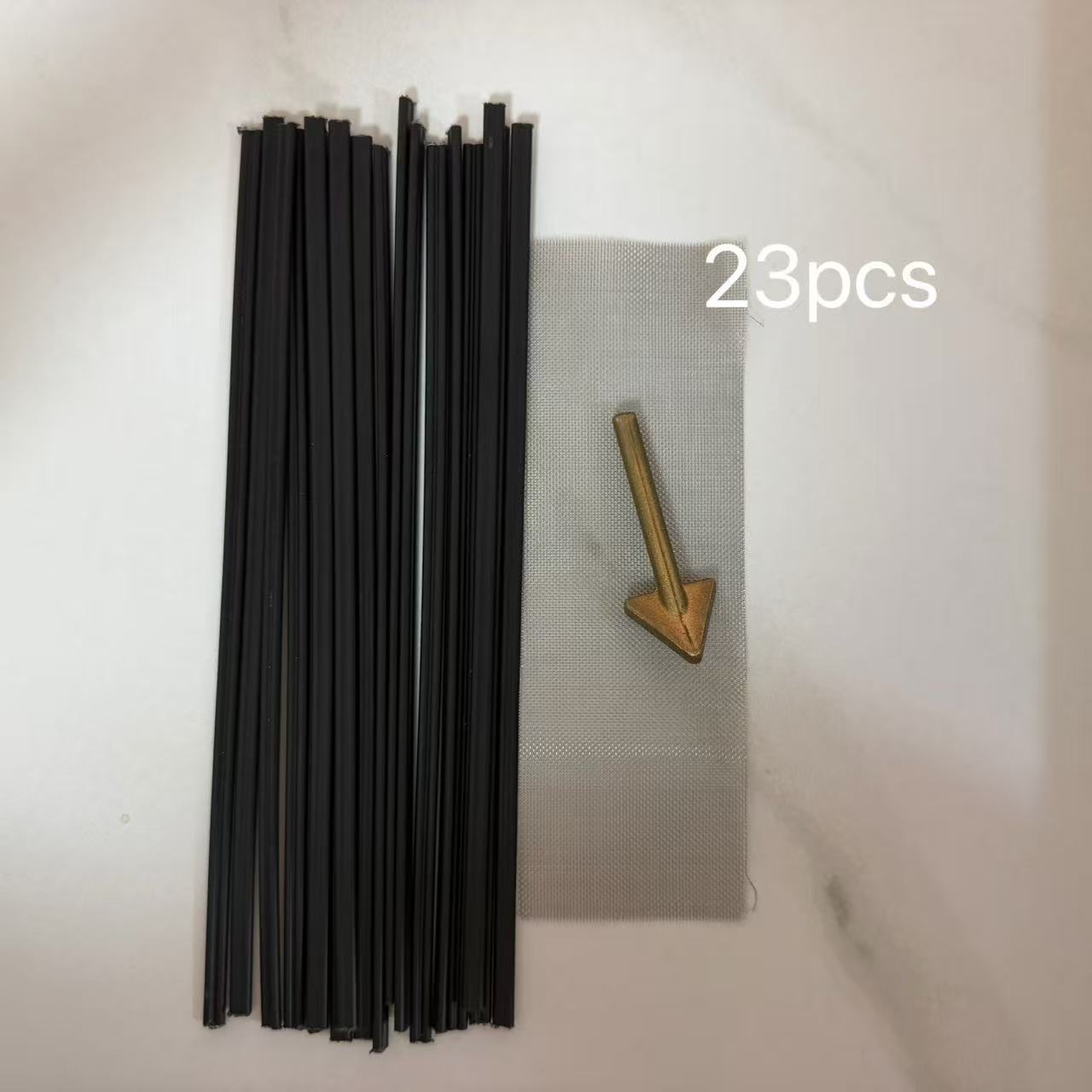 TEMU Professional Plastic Repair Kit, Plastic Repair Strips, Copper Smoothing Head With Mesh, Suitable For Car Motorcycle Bumper Shell, Trash Cans,