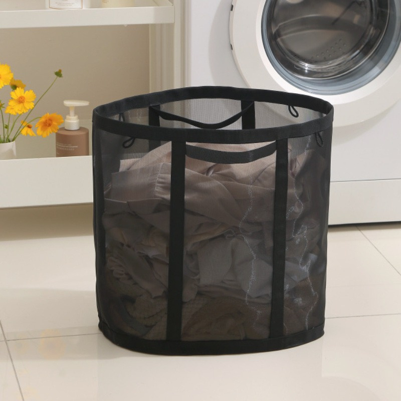 TEMU 1/2pcs Laundry Baskets, Laundry Baskets, Foldable Dirty Clothes Storage Bags, Laundry Sorting Machines With Handles, Independent Baskets For