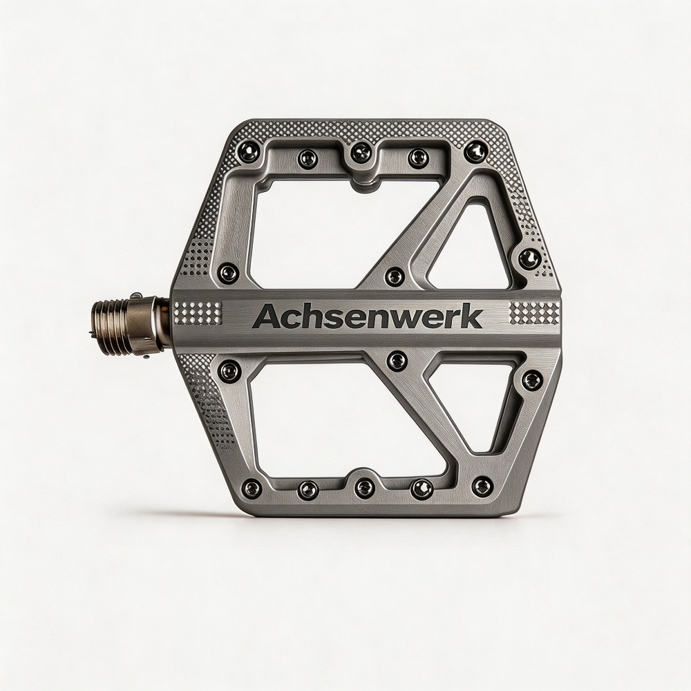 Image of Nylon Mountain Bike Pedals With Bearings, Non-slip Flat Bicycle Pedals For Mtb And Road Bike Cycling