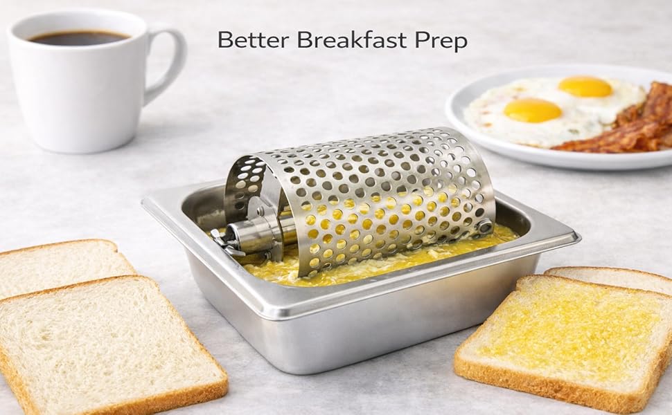 bun butter roller griddle stainless steel wheel griddle spreads butter on buns bread and toast bbq camping grill cooking tools Product details 3