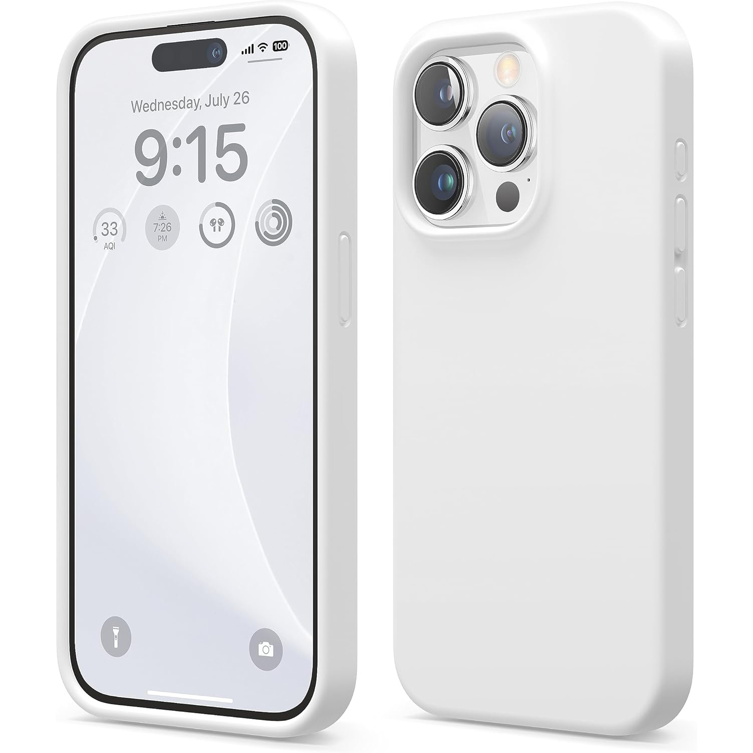 TEMU Étui de téléphone : Étui en silicone liquide compatible avec iPhone 17/17 Air/17 Pro/17 Pro Max/16/15/14/13/12//Pro/Pro Max, Housse de intégrale