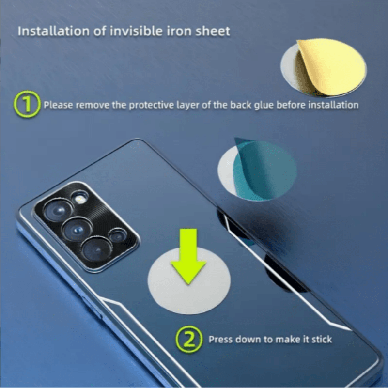 A Lightweight And Portable Magnetic Phone Stand, Compatible with All Phone Models, Rotatable, Waterproof And Rustproof, Adjustable Side Mount for Monitors, Designed for Laptop Expansion.