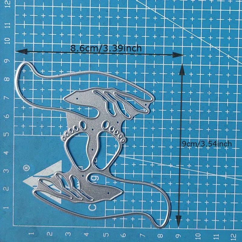 Hand Baby' Metal Cutting Dies Scrapbooking Paper Mould Blade Punch Stencil