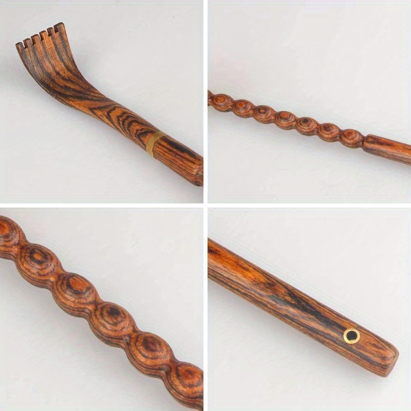 natural bocote wood back massager itching, long sturdy back scratchers, body relaxation massager, back massage tool, spine   stretcher, lower back massager, massage tool back, spine support, durable tool, handcrafted massager, handcarved massager,   wood, office workers, home Product details 2