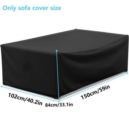 juego de muebles de patio , juego de muebles de exterior resistencia resistente a desgarros, juego de sofá segmentado, juego de mesa y sillas, material de tela oxford 420d, para uso en exterior, patio y