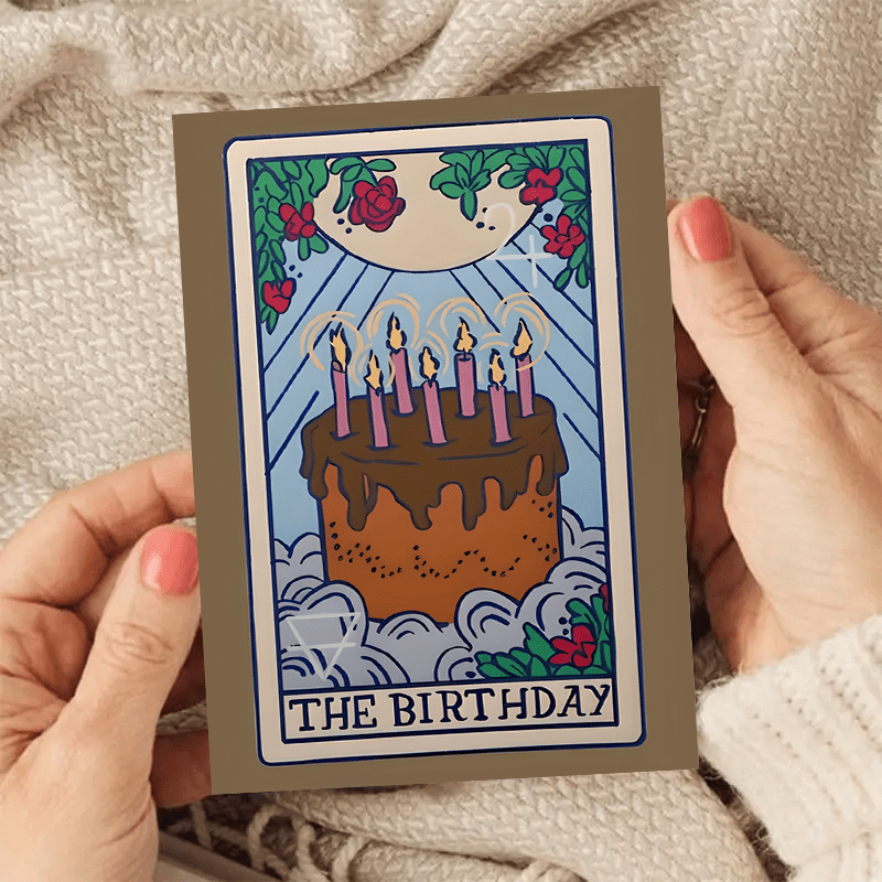 Female Happy Birthday Card Congratulations Party Foil & Glitter