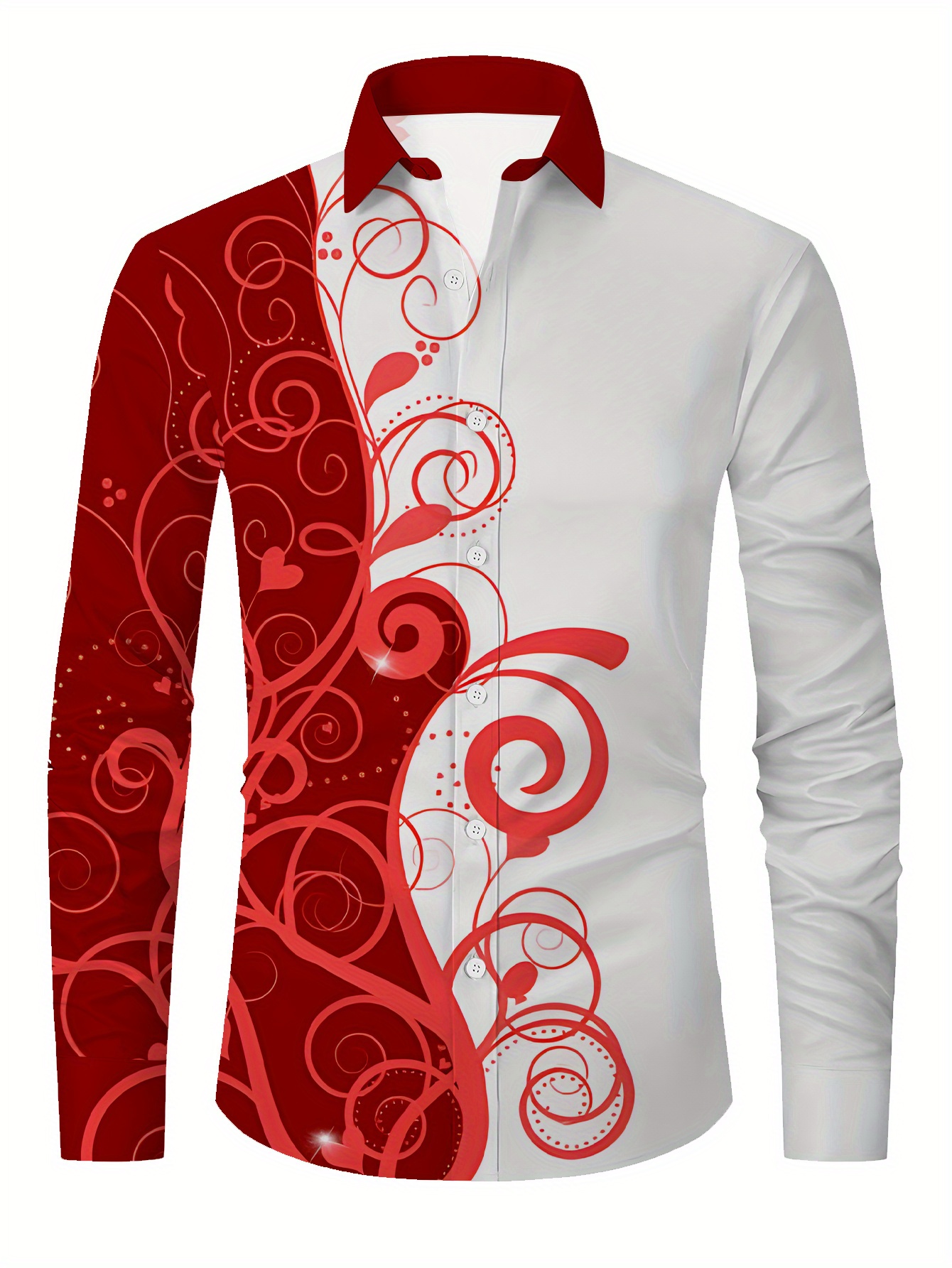strapless open back dress Dmitry Italian Burgundy Floral Cotton Men's Long Sleeve Shirt XXL 18-18.5 36/37