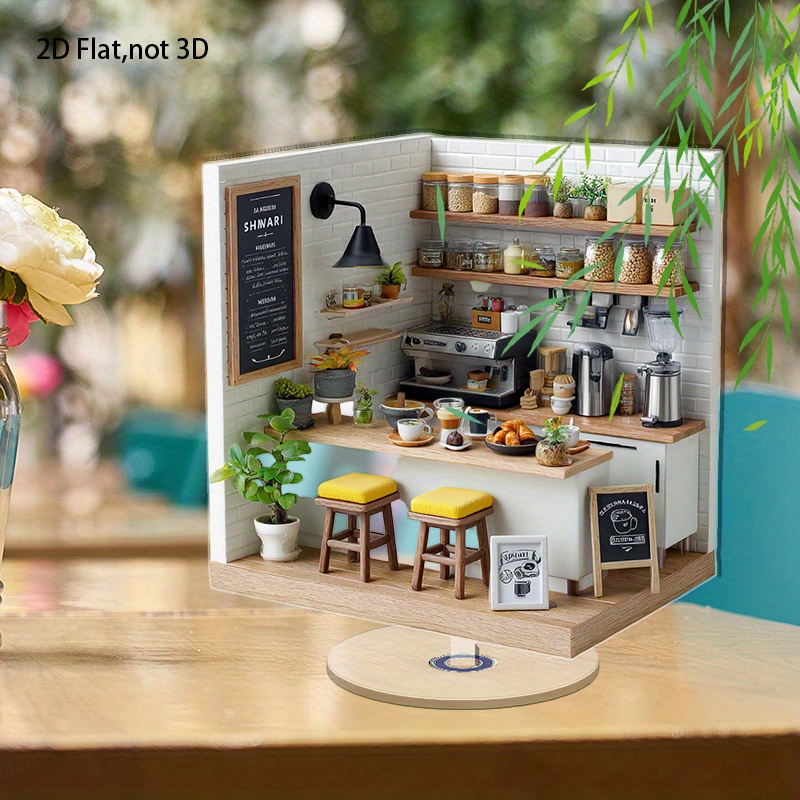 Reutter 001.794/9 - Tableau Mural "Café En Terrasse", Miniature