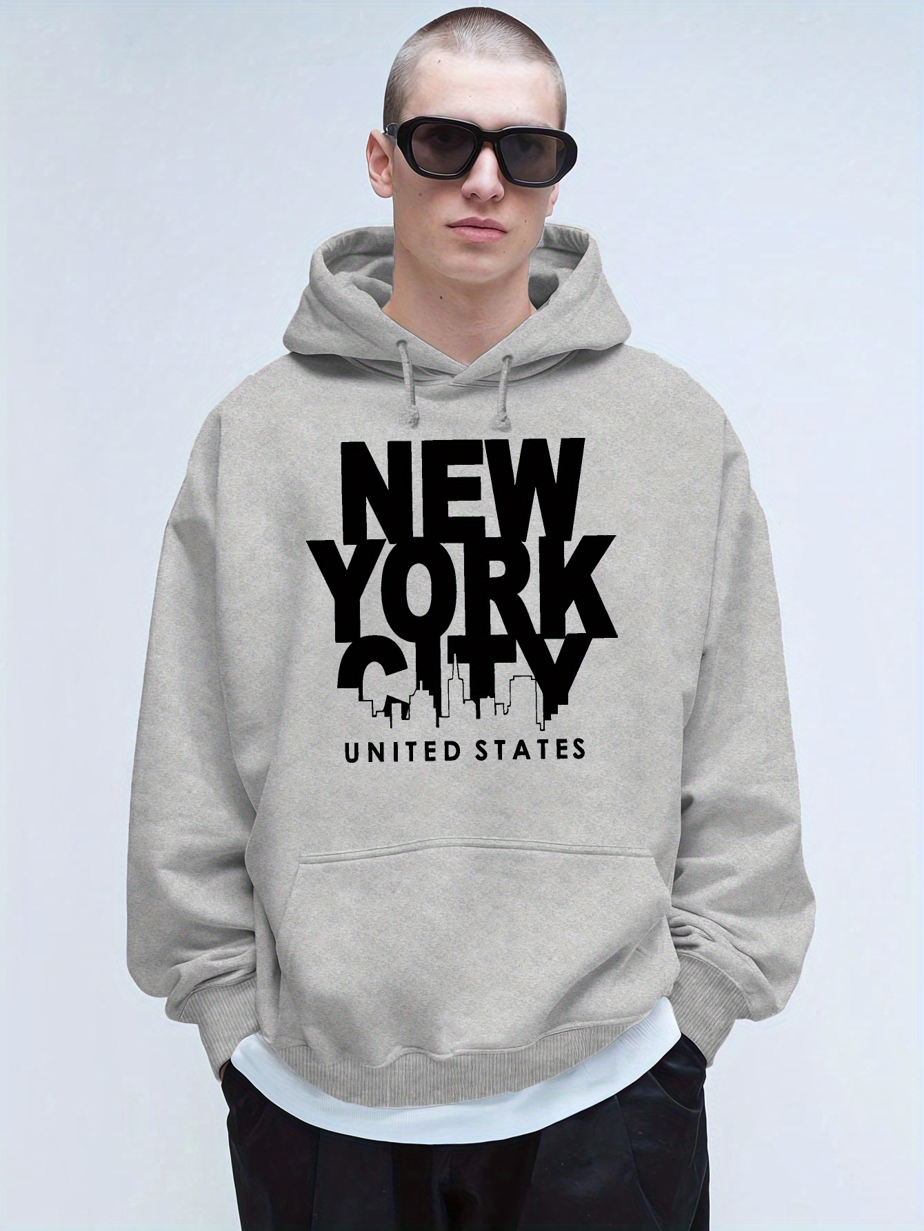 camisola com gráfica de iorque estados unidos Temu Brazil