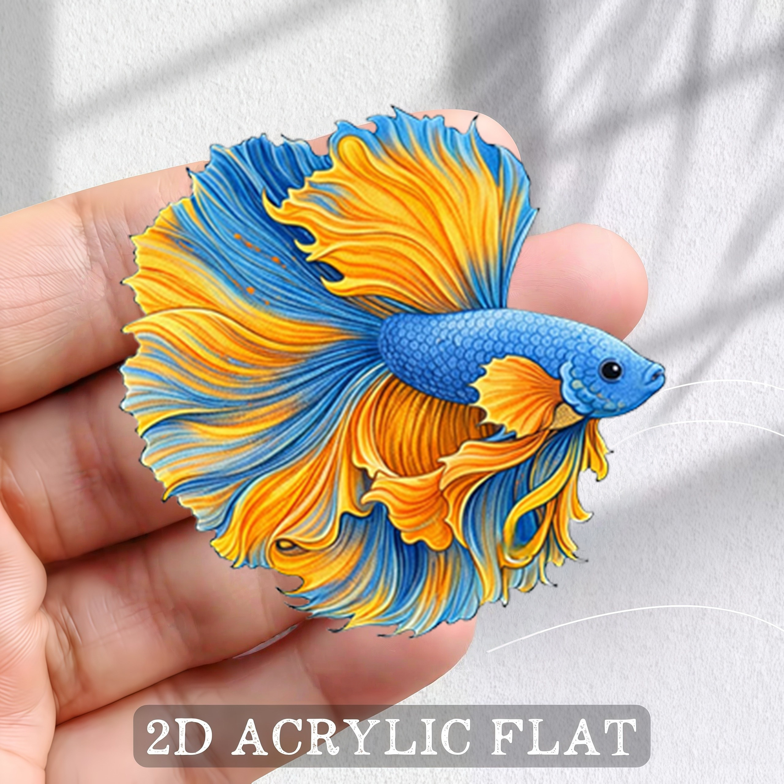 TEMU 1pc 2d Flat Printed Refrigerator Magnet Decorative Sticker, Refrigerator Magnet, Bright And Long-, Stable Adsorption And Not Easy To Fall Off,