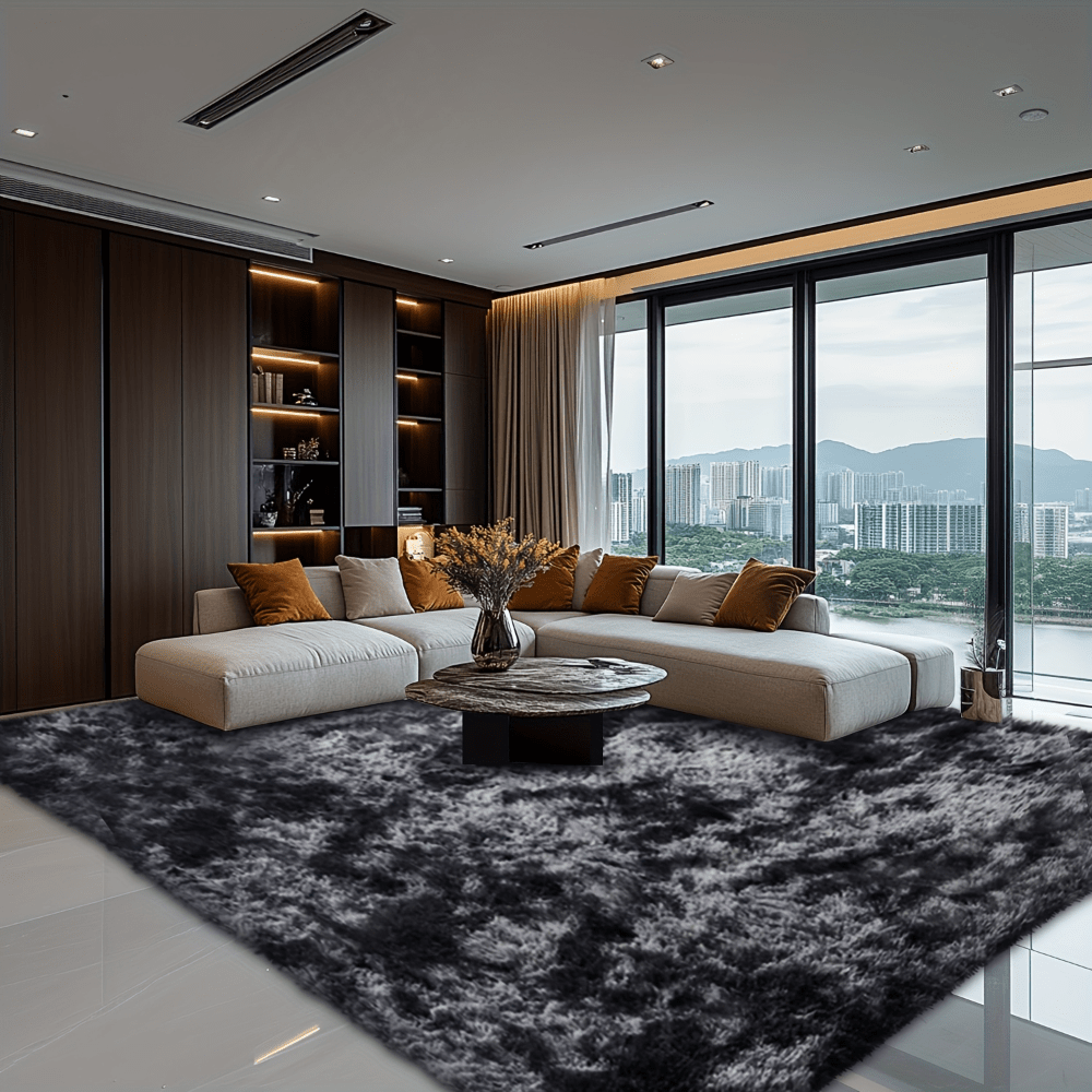 TEMU 1pc 200*300cm/6.56*9.84ft Long Mat - Super Soft And Comfortable, Fluffy Texture, Perfect For Living Room, Bedroom, Office - High Quality Indoor